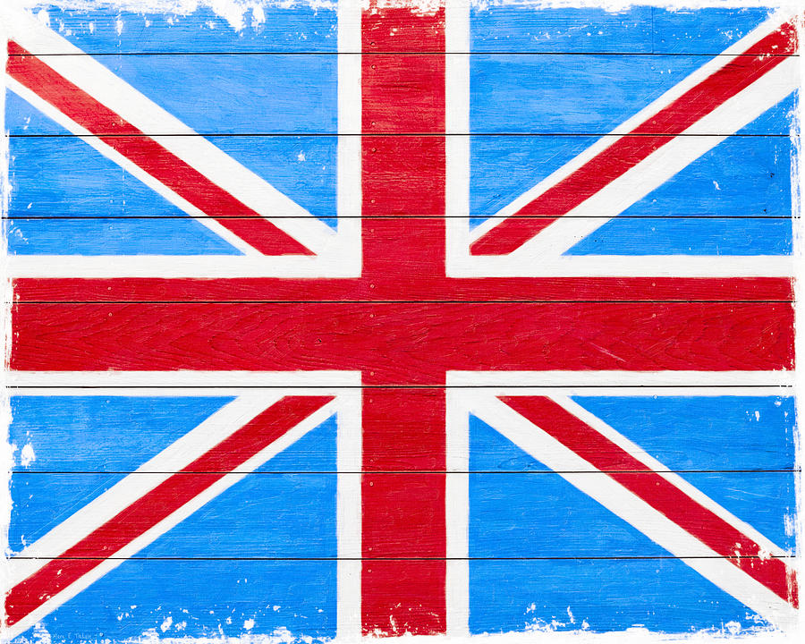 Rustic British Union Jack - Vintage Flag Digital Art by Mark E Tisdale