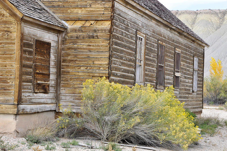 Canvas Prints Photograph - Rustic Building by Wendy Elliott Canvas Prints Photograph - Rustic Building by Wendy Elliott