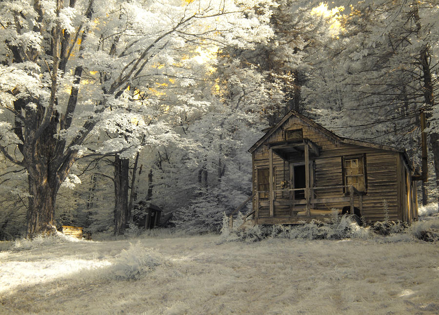 Fairy Photograph - Rustic Cabin by Luke Moore