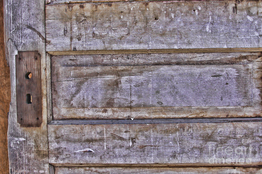 Vintage Photograph - Rustic Door by Audreen Gieger