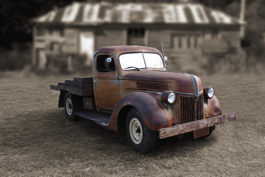 Rustic Ford Truck Photograph by Keith Hawley - Fine Art America