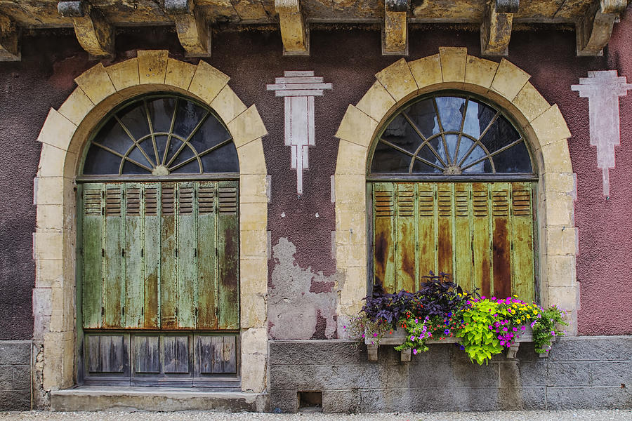 Rustic French Architecture in Monflanquin Photograph by Georgia Clare