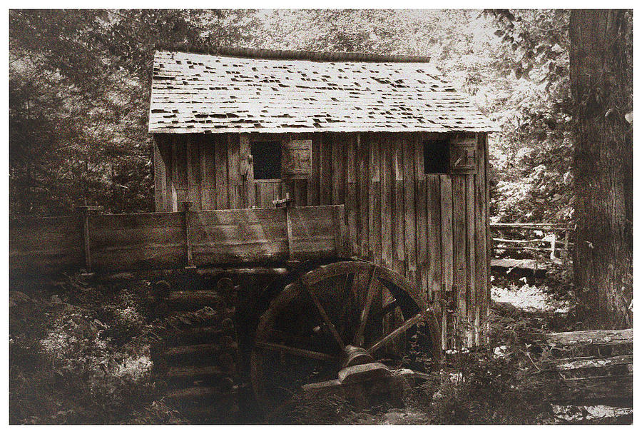 Rustic Grist Mill Photograph by Barry Jones