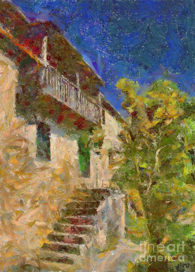 Impressionism Painting - Rustic House by Dragica  Micki Fortuna