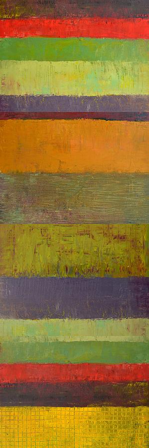 Abstract Painting - Rustic Layers 4.0 by Michelle Calkins