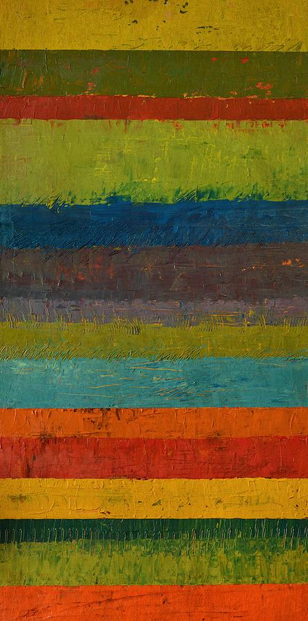 Rustic Layers 6.0 Painting by Michelle Calkins