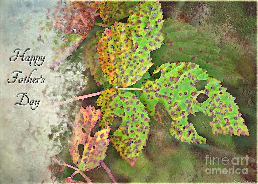 Rustic Leaves Fathers Day III Photograph by Debbie Portwood
