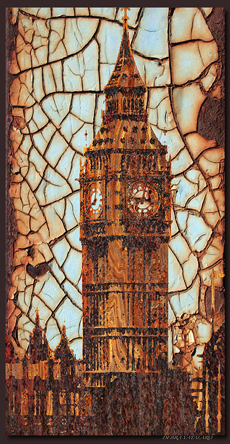 Rustic Lite Big Ben Photograph by Debra     Vatalaro