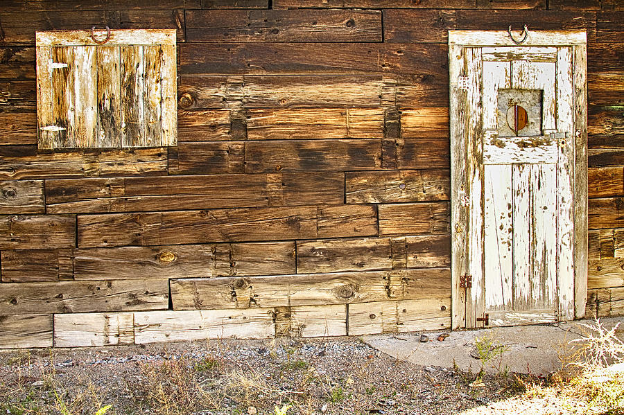 Rustic Old Colorado Barn Door And Window Photograph