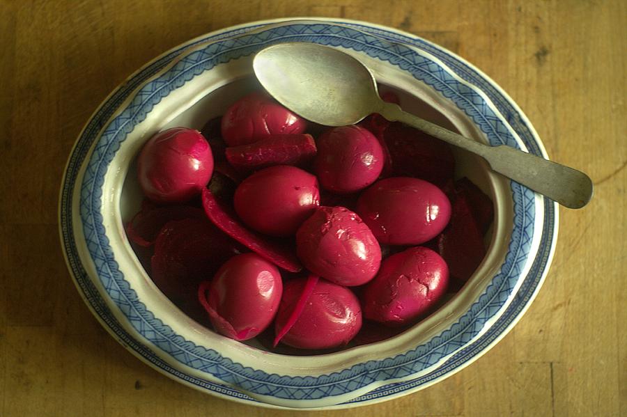 Pennsylvania Dutch Pickled Eggs And Beets Photograph by Suzanne Powers