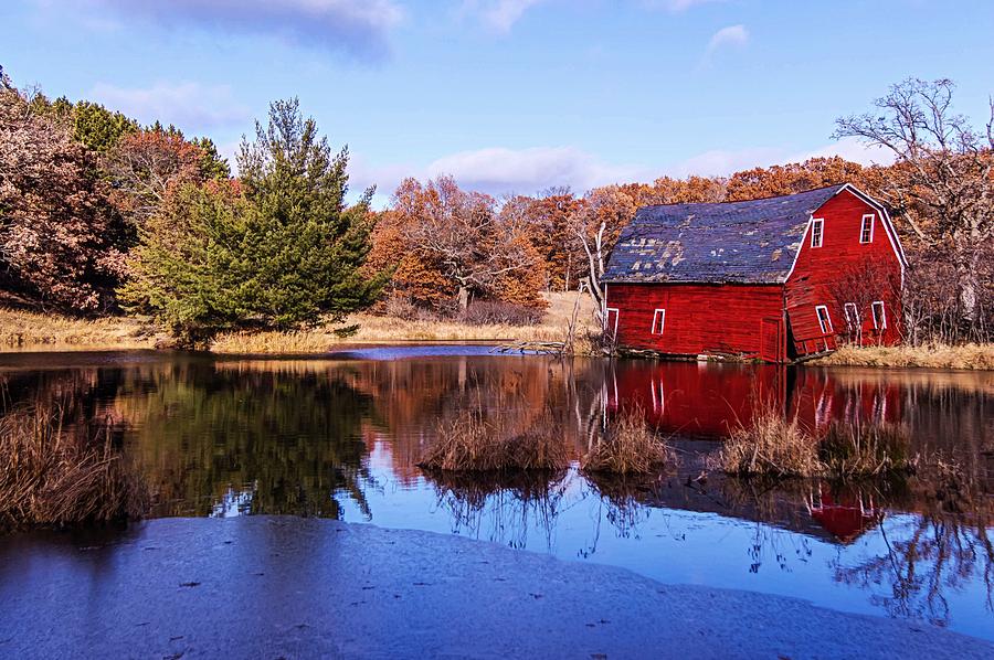 Rustic Red Barn Photograph by Doug Wallick