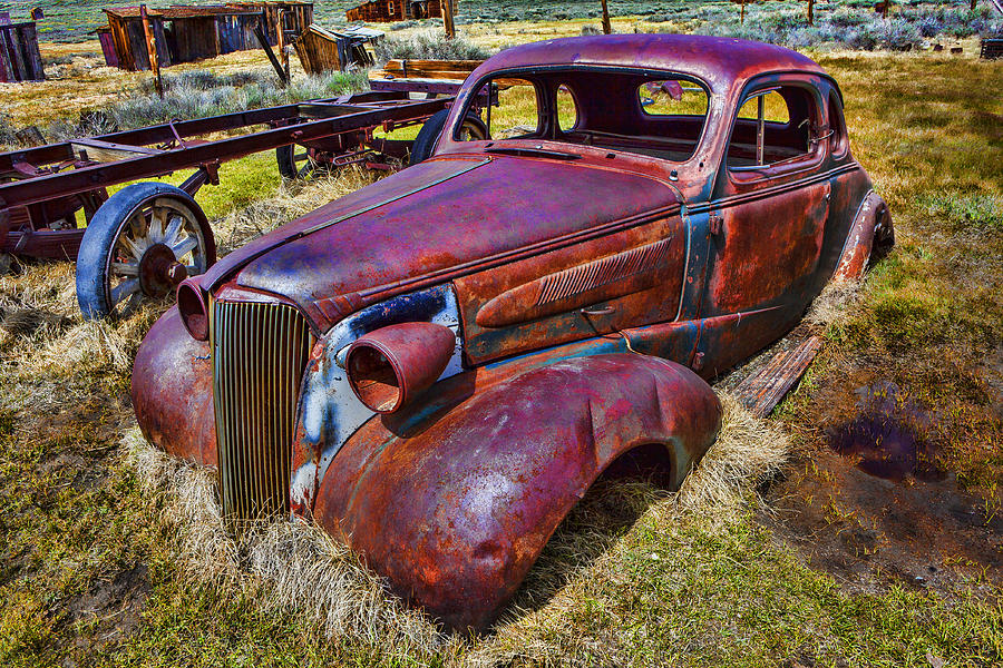 Rusting Away Auto Photograph by Garry Gay
