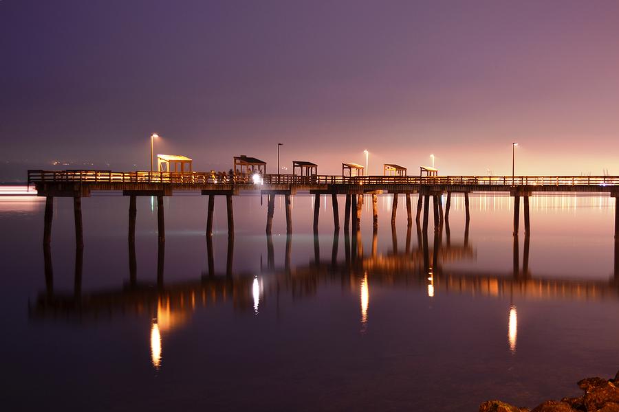 Pier Photograph - Ruston Way Pier by Joey Negron