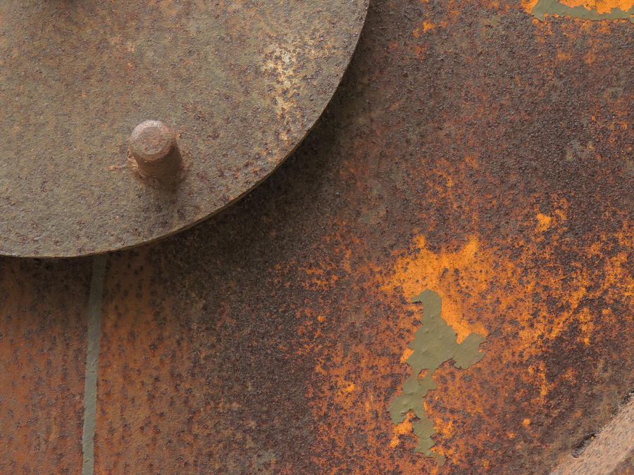 Rusty Abstraction Photograph by Bill Tomsa