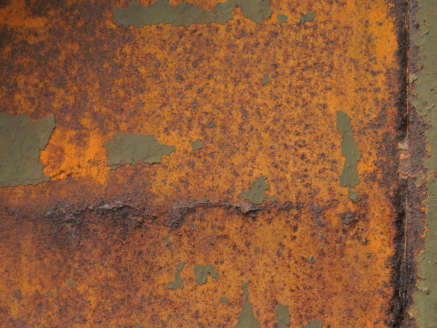 Rusty Abstraction No. 2 Photograph by Bill Tomsa