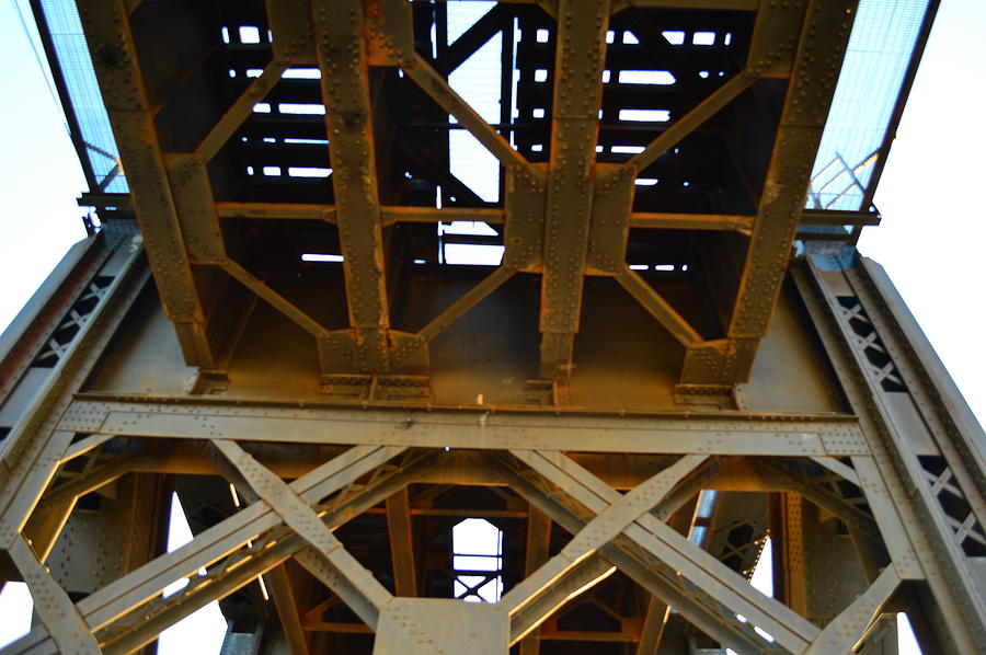 Rusty Train Trestle Beams Photograph by Stacie Siemsen