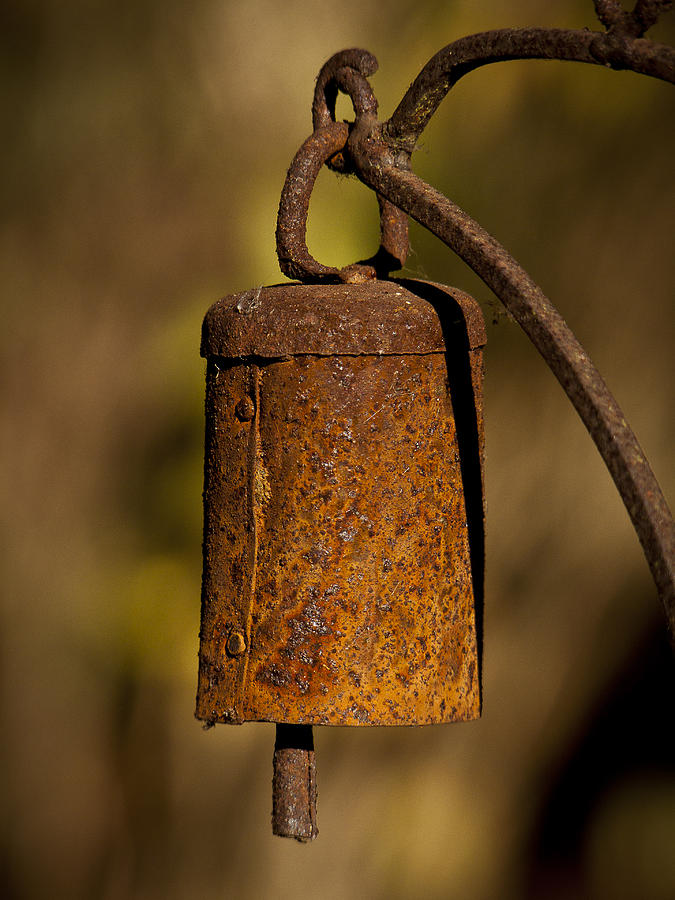Rusty Chime Bell Photograph by Ron Roberts