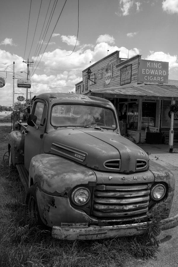 Rusty Classic Ford Pickup Truck Photograph by Kathy Clark