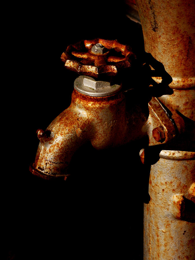 Rusty Faucet Photograph by Art Block Collections