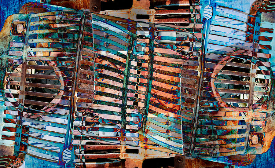 Rusty Grill Photograph by Paul Berger