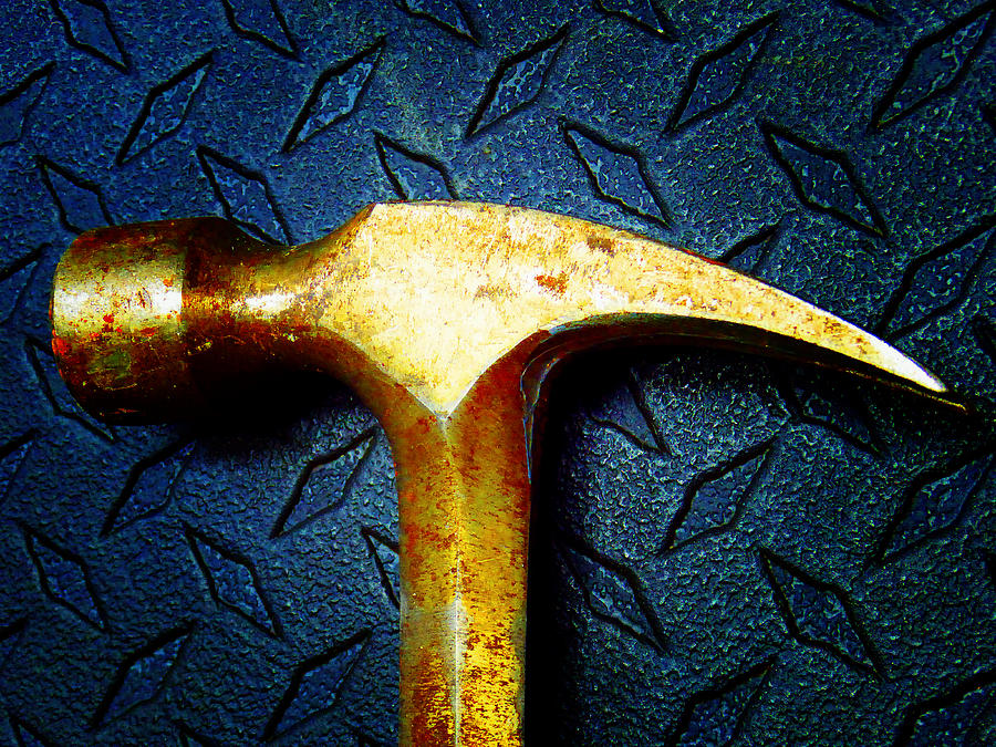Rusty Hammer Intense Photograph by Laurie Tsemak