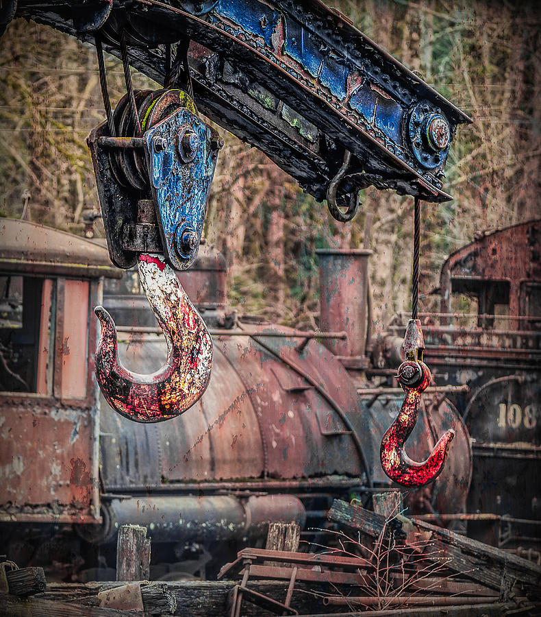 Rusty Hookup Photograph by Ken Stanback