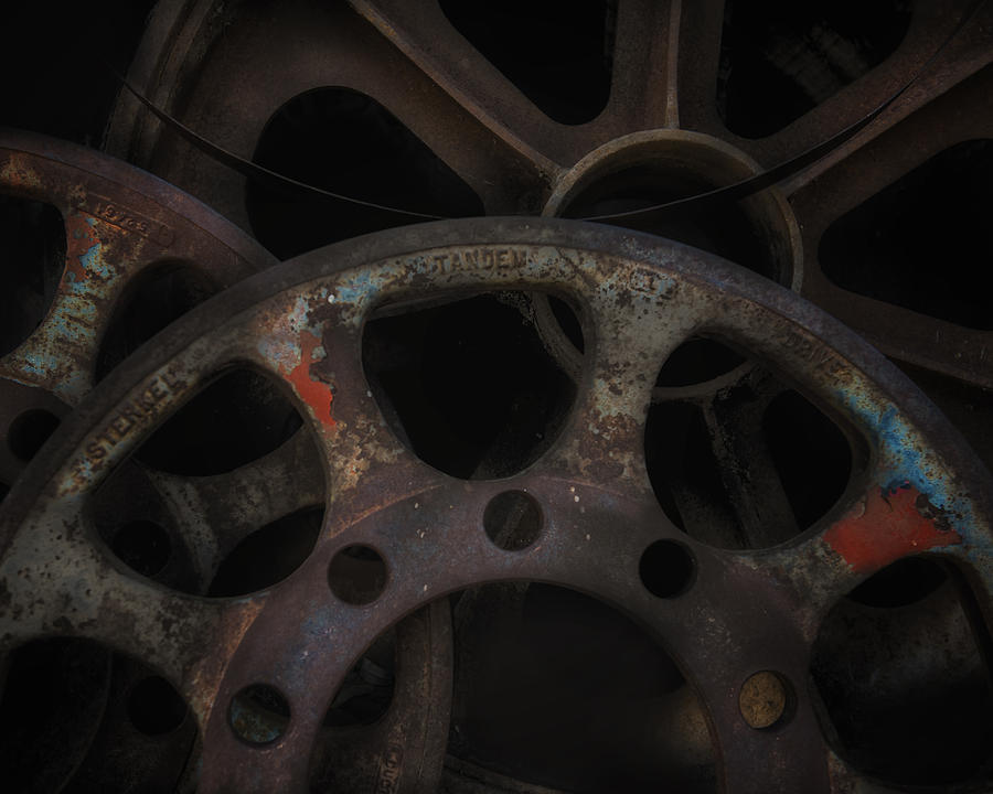 Rusty Iron Gears Photograph by Gary Warnimont