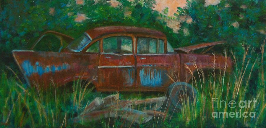 Rusty Painting by Jana Baker