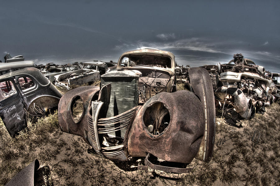 Rusty Old American Dreams Series - 1  Photograph by Mark Valentine