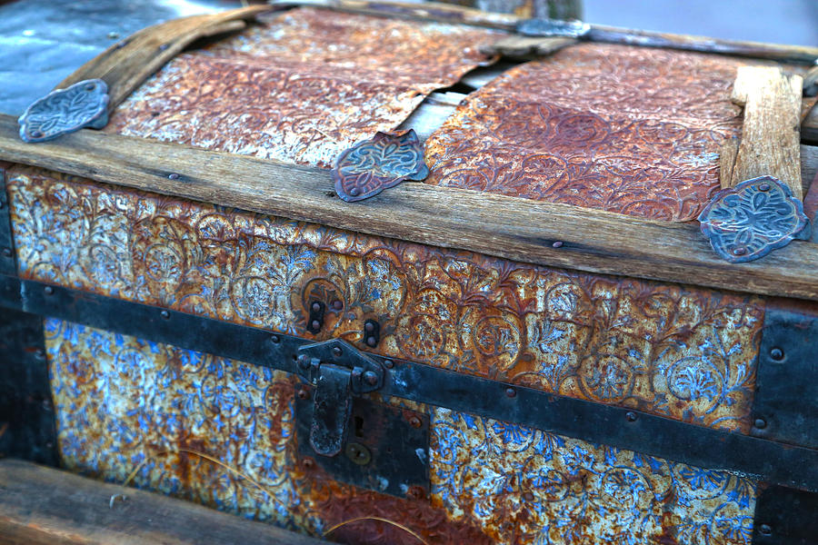 Rusty Old Chest Photograph by Michael Hope