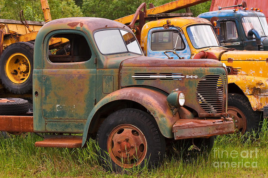 Rusty Old Trucks Photograph by Louise Heusinkveld