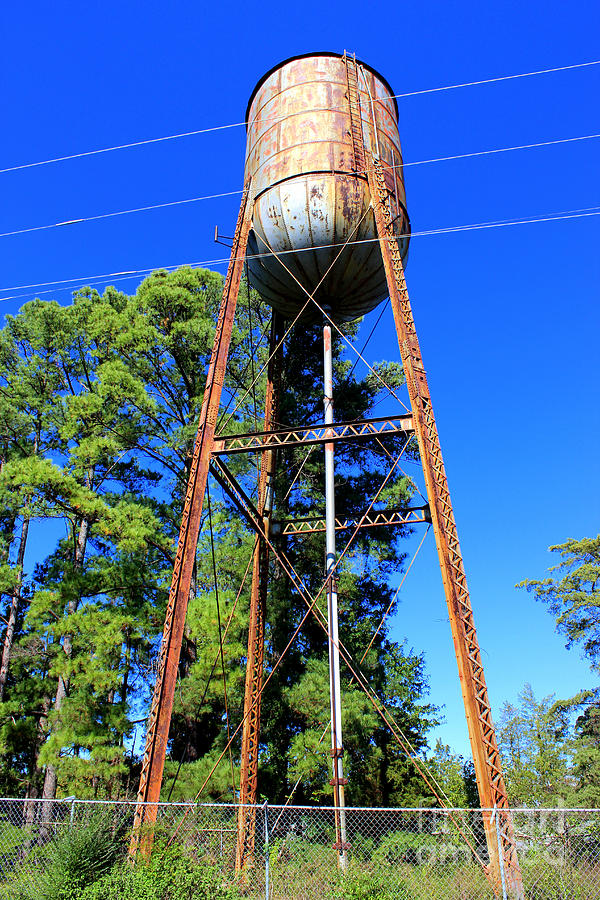 Rusty Old Water Tower Photograph by Kathy  White