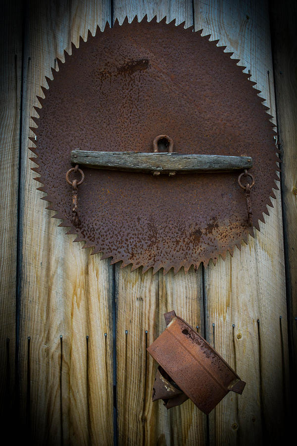 Still Life Photograph - Rusty on the Wall by Sherman Perry