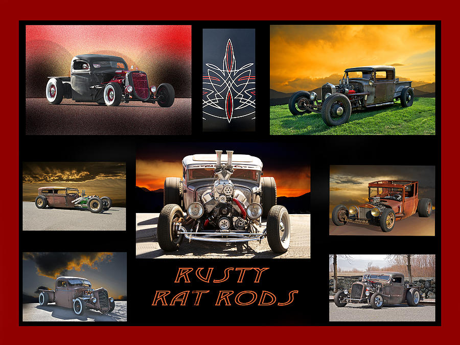 Coupe Photograph - Rusty Rat Rods I by Dave Koontz Coupe Photograph - Rusty Rat Rods I by Dave Koontz
