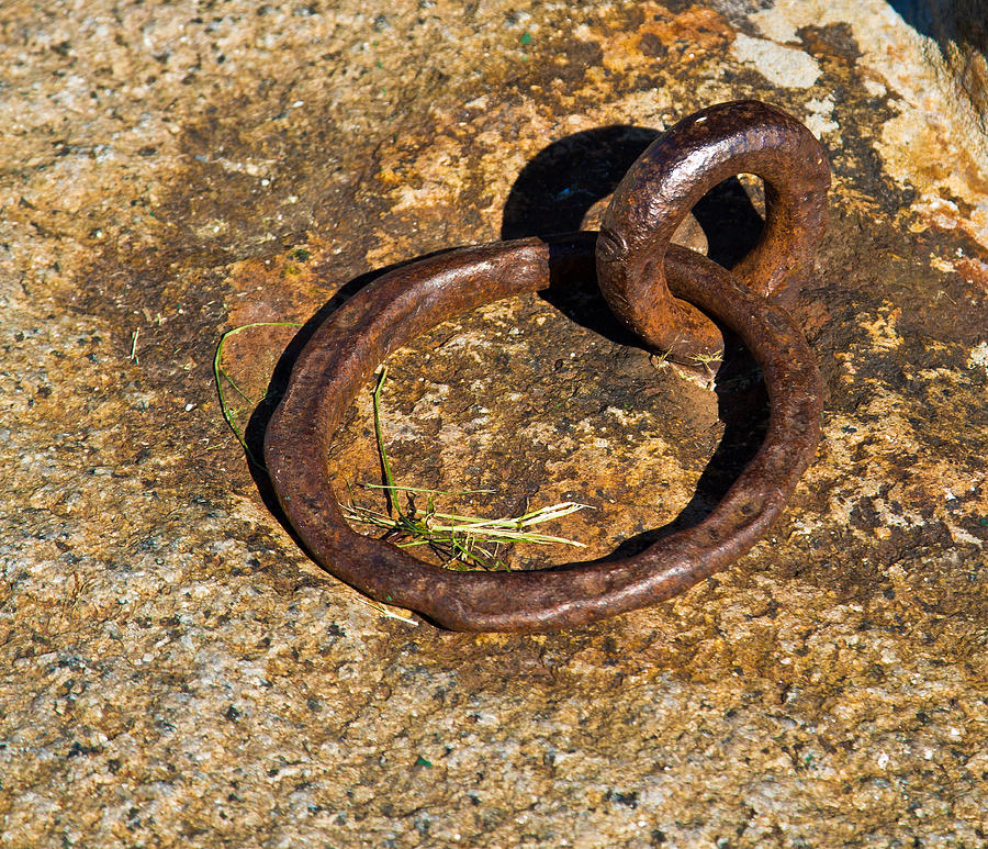 Rusty Ring Photograph by John Hoey