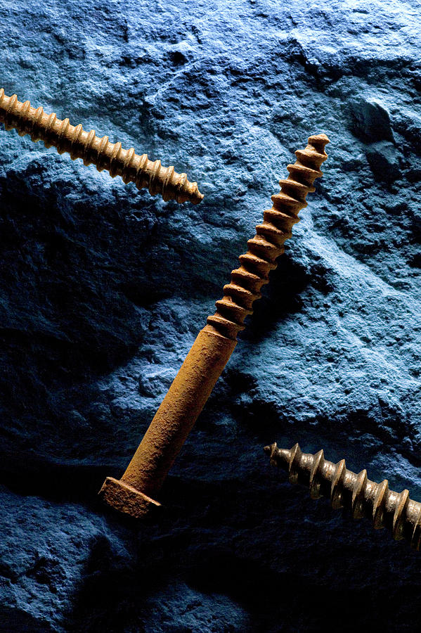 Rusty Screws Photograph by Paul Rapson/science Photo Library