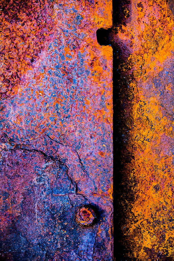 Abstract Photograph - Rusty Sheets of Steel by Hakon Soreide