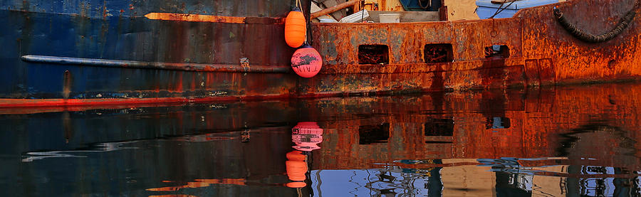 Rusty Ship Abstract Photograph by Darius Aniunas