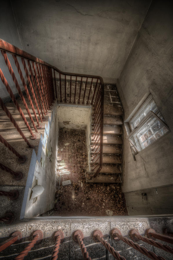 Rusty stairs Digital Art by Nathan Wright