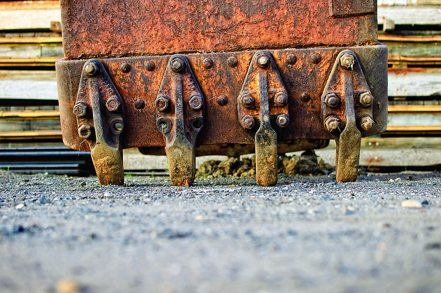 Rusty Teeth Photograph by Steve Stanger