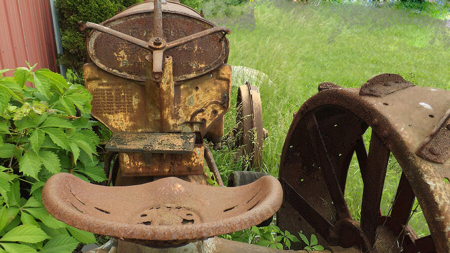 Rusty Tractor Photograph by Joyce  Wasser