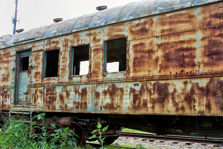 Rusty Train Photograph by Tera Bunney - Pixels