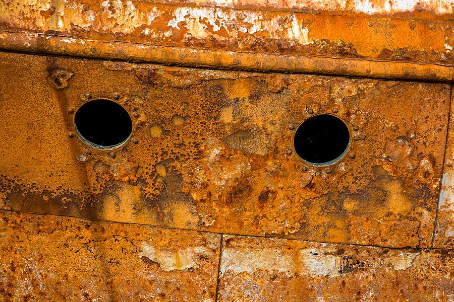 Rusty Wall Of An Abandoned Ship Photograph by Andreas Berthold