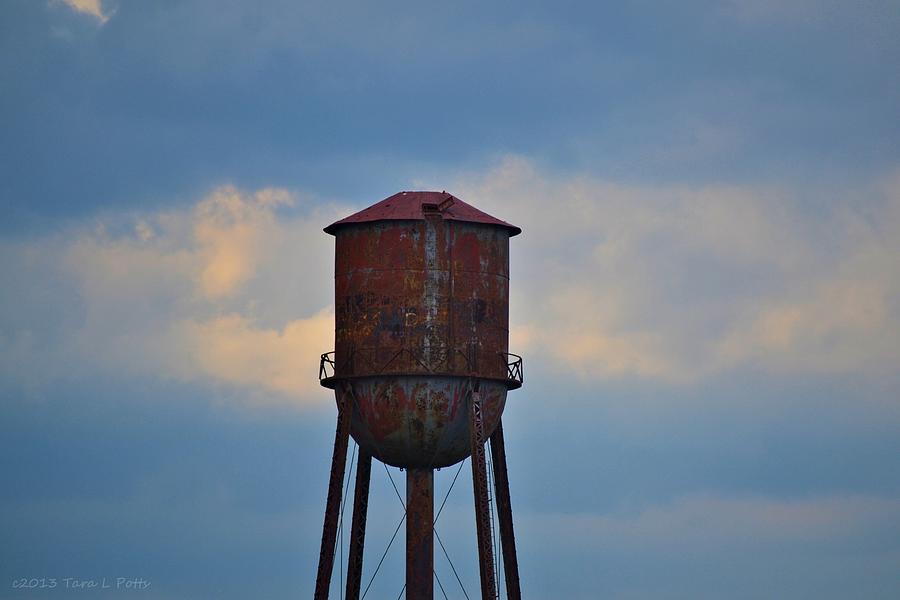Rusty Watertower Photograph by Tara Potts