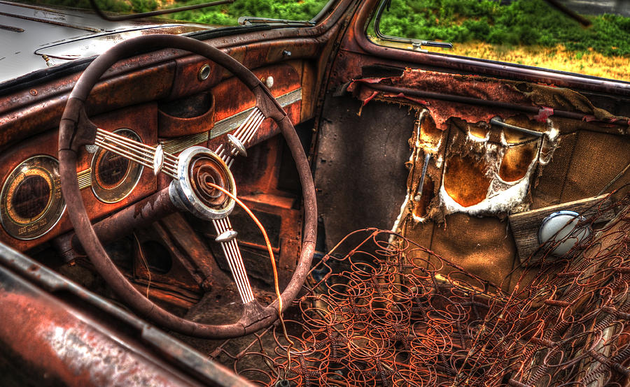 Rusty Wheel Photograph by Craig Incardone