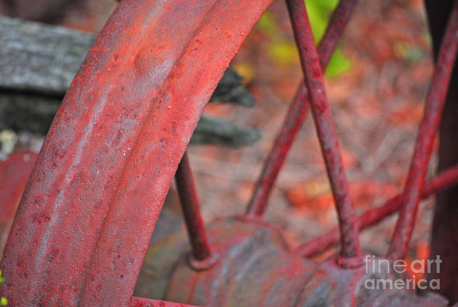 Rusty Wheel Photograph by Jim Rossol