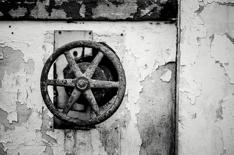 Rusty Wheel Photograph by Off The Beaten Path Photography - Andrew Alexander