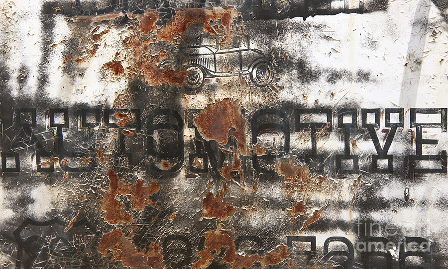 Rustys Rough Around the Edges Automotive Abstract Photograph by Lee Craig