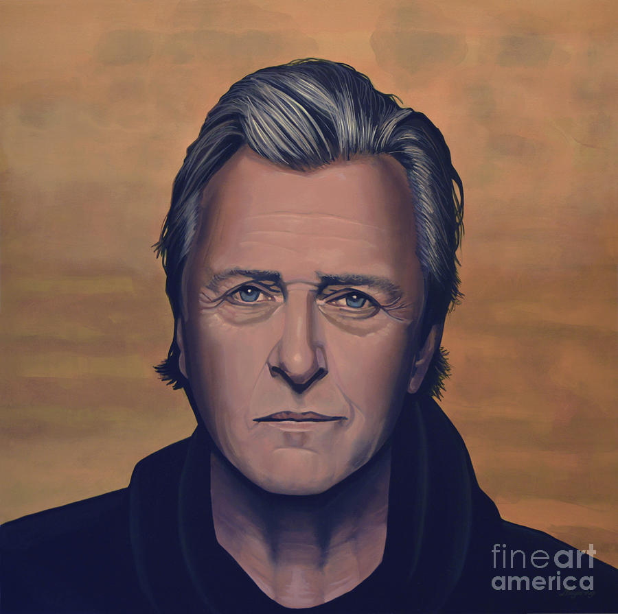 Rutger Hauer Painting by Paul Meijering