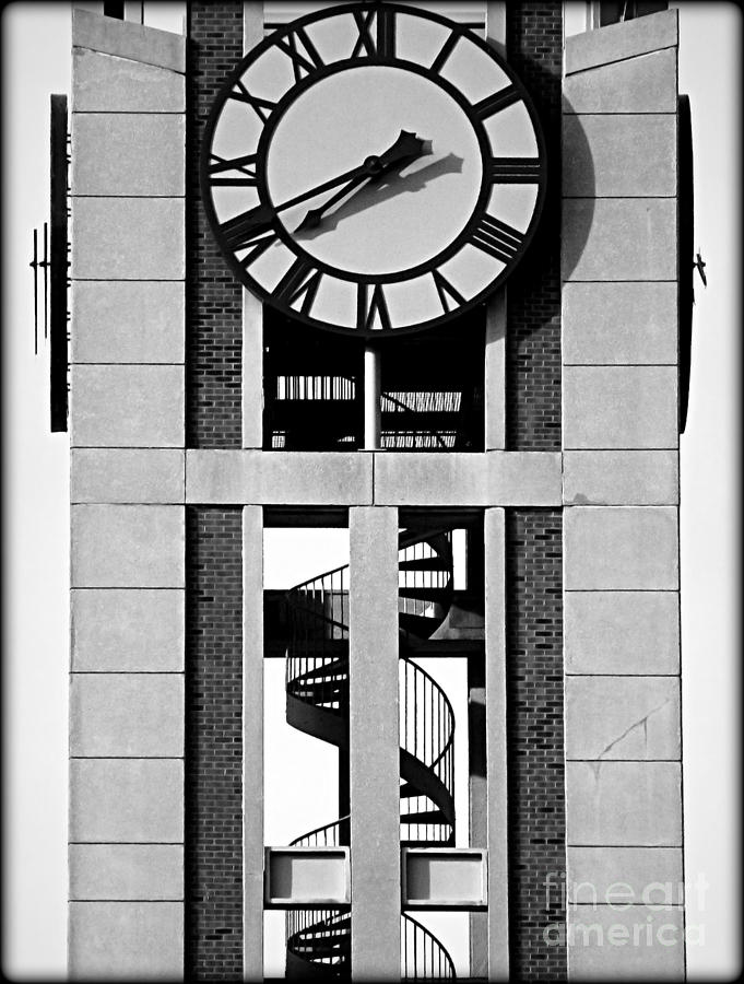 Rutgers Clock Tower Photograph by James Aiken